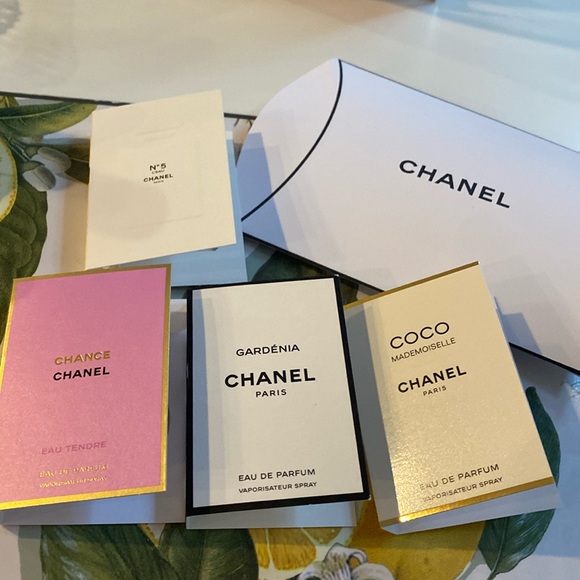 CHANEL Other - Chanel samples Chance Gardenia Coco Mademoiselle N5